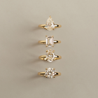 3ct Emerald Lab Grown Diamond Solitaire Ring