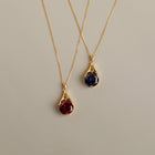 The Oma Lab Grown Red Ruby Necklace