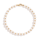 Aurate x Marilyn Monroe: Gold Knot Pearl Bracelet