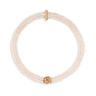 Aurate x Marilyn Monroe: Gold Knot Pearl Necklace