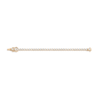 Lab Grown White Sapphire Heart Tennis Bracelet