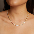10ct Multi Graduated Lab Grown Diamond Tennis Necklace