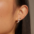 0.5ct Emerald Lab Grown Diamond Stud Earrings