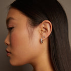 0.5ct Emerald Lab Grown Diamond Stud Earrings