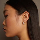 0.5ct Emerald Lab Grown Diamond Stud Earrings