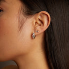 0.5ct Emerald Lab Grown Diamond Stud Earrings