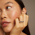 10ct Lab Grown Diamond Emerald Cut Ring