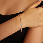 1ct Lab Grown Diamond Cupcake Tennis Bracelet