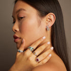 0.5ct Oval Lab Grown Diamond Stud Earrings