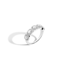 Lab Grown White Sapphire Edwardian Ring