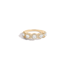 Lab Grown White Sapphire Edwardian Ring