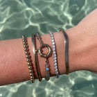 Gold Herringbone Chain Bracelet