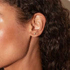 0.5ct Pear Lab Grown Diamond Stud Earrings