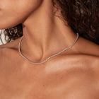 Three-Prong Lab Grown Diamond Tennis Necklace