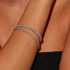 Mini Lab Grown Diamond Tennis Bracelet