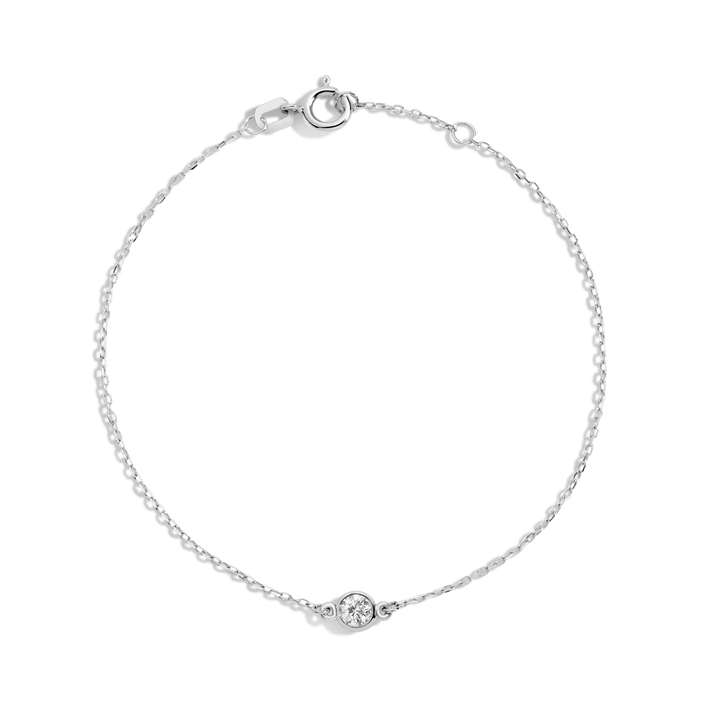 Medium Lab Grown Diamond Bezel Bracelet