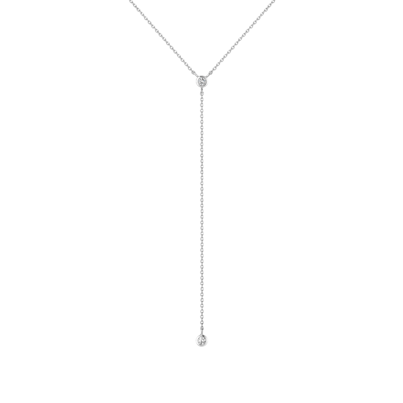 Lab Grown Diamond Bezel Lariat