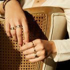 AURATE X MACENNA: Mini Rose Garden Ring