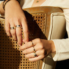 AURATE X MACENNA: Mini Rose Garden Ring