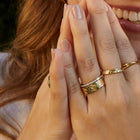 AURATE X MACENNA: Rose Garden Ring