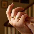 AURATE X MACENNA: Mini Rose Garden Ring
