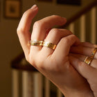 AURATE X MACENNA: Rose Garden Ring