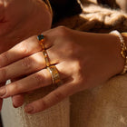 AURATE X MACENNA: Mini Rose Garden Ring