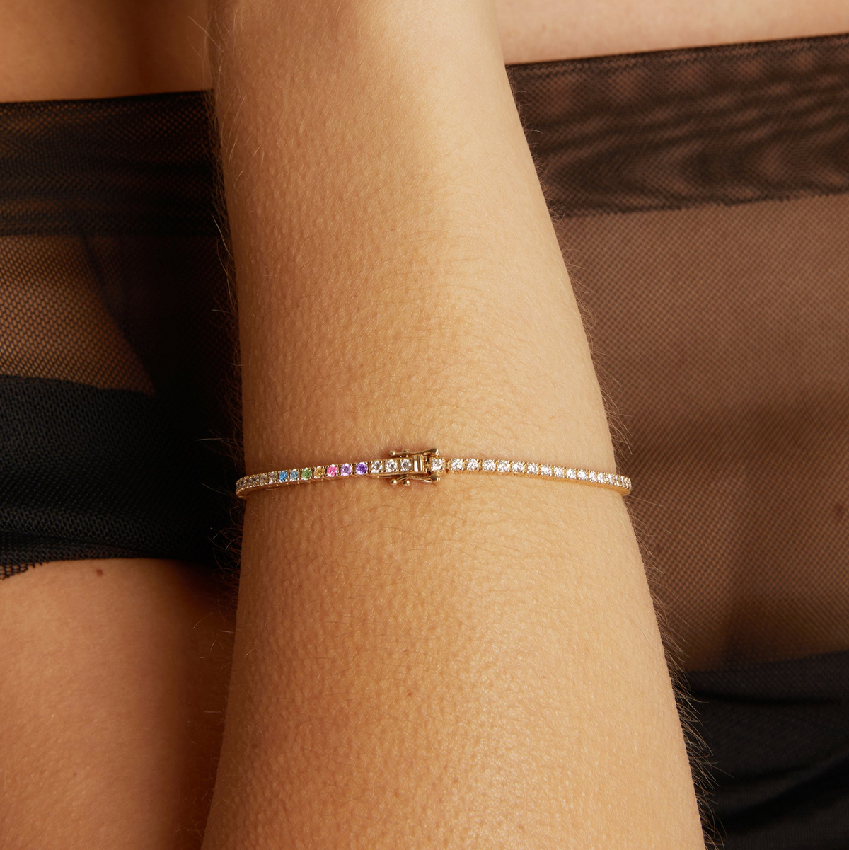 Personalized Lab Grown Diamond Tennis Bracelet