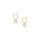 Aurate x Molly Dickson: Oval Lab Grown Diamond Huggie Earrings
