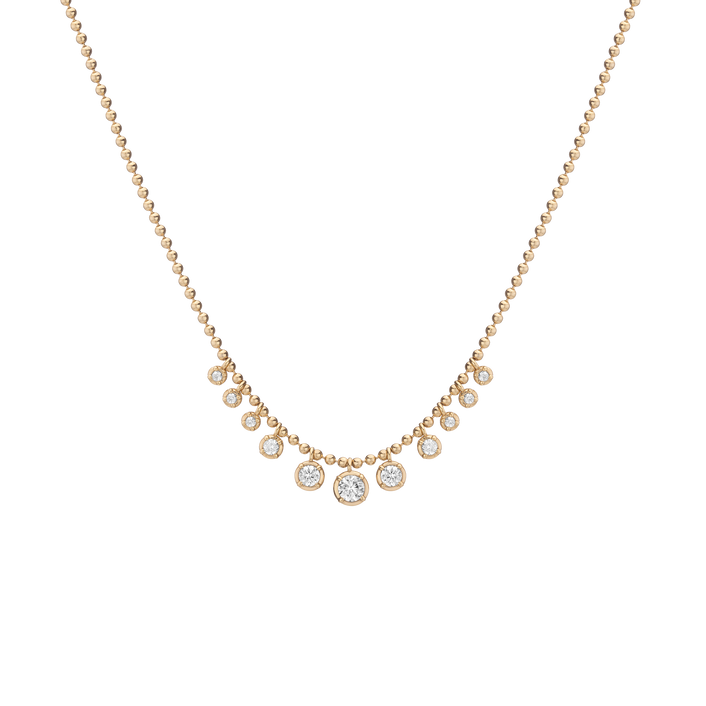 Aurate x Molly Dickson: Graduated Georgian Chain Necklace Vermeil Yellow Gold 16in First