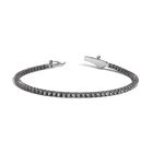Aurate x Molly Dickson: Classic Black Rhodium Tennis Bracelet
