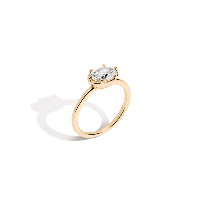 Aurate x Molly Dickson: Oval Georgian Ring Vermeil Yellow Gold First