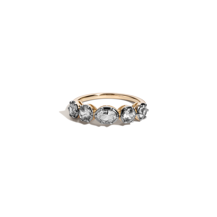 Aurate x Molly Dickson: Georgian Half Eternity Ring