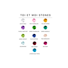 Toi et Moi Gemstone Heirloom Earring - Amethyst & Blue Sapphire