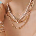 Medium Diamond Bezel Necklace