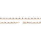 Unbreakable Lab Grown White Sapphire Tennis Necklace