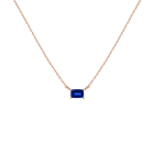 Birthstone Baguette Necklace