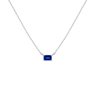 Birthstone Baguette Necklace