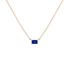 Birthstone Baguette Necklace