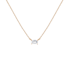 Birthstone Baguette Necklace