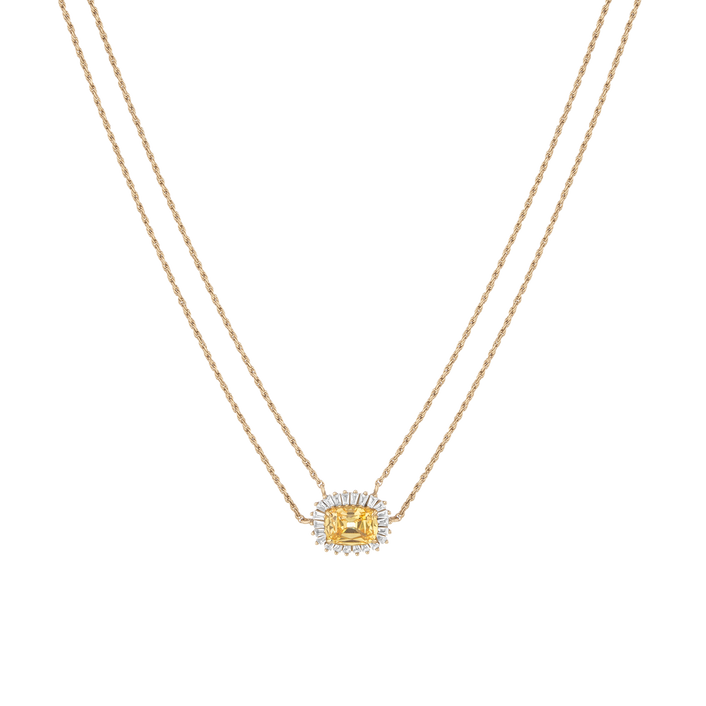 Lab Grown Yellow Canary Alexandra Necklace