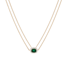 Lab Grown Green Emerald Alexandra Necklace