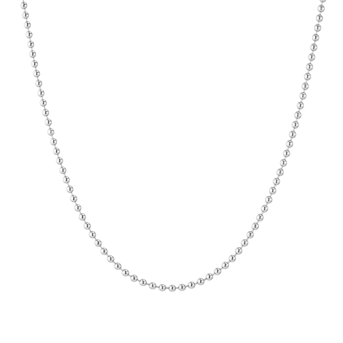 Gold Ball Chain Necklace Vermeil White Gold 16in 18in First