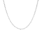 Lab Grown White Sapphire Mosaic Tennis Necklace