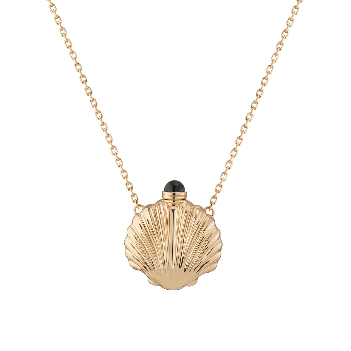 Seashell Bottle Necklace Vermeil Yellow Gold First