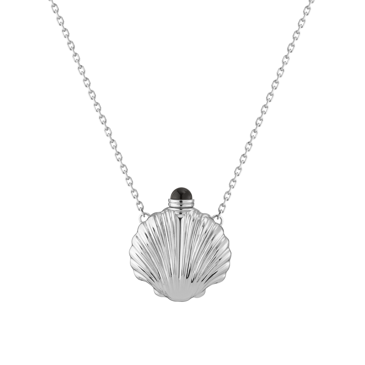 Seashell Bottle Necklace Vermeil White Gold First