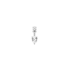 Lab Grown White Sapphire Ear Jacket