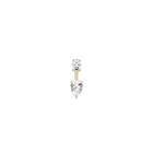 Lab Grown White Sapphire Ear Jacket
