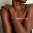 Petite Lab Grown Diamond Tennis Bracelet