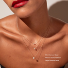 Mini Diamond Bezel Necklace